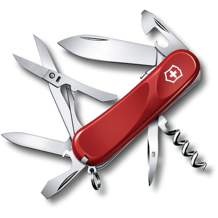 Swiss Army Brands 2024 Victorinox 2.3903.Seus2 Evolution S14 Red 85Mm VIC-2.3903.SE-X2